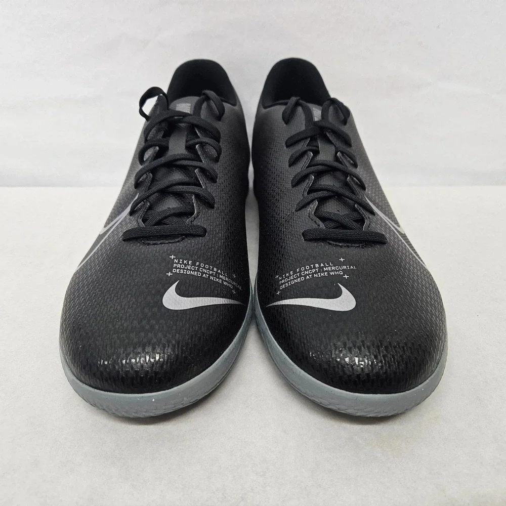 Nike Vapor 13 Club IC Indoor Soccer Shoes AT7997-001 Black‎ Grey Size 13